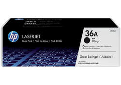 Tonercartridge HP CB436AD 36A zwart 2x