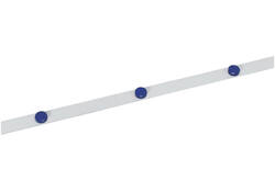 Metaalband MAUL 1mx35mm zelfklevend wit + 3 magn. Wit knipbaar