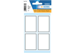 Etiket HERMA 5713 40x55mm schrift grijs kader 24stuks