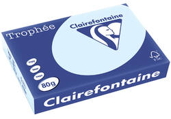 Kopieerpapier Trophee A4 80gr azuurblauw 500vel