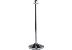 Afzetpaal Securit 100cm met voet chroom