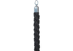 Afzetkoord Securit 150cm zwart met chroome knop