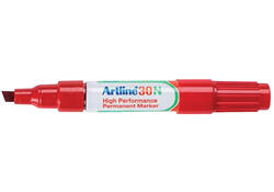 Viltstift Artline 30 schuin 2-5mm rood