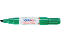 Viltstift Artline 30 schuin 2-5mm groen