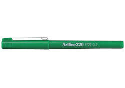 Fineliner Artline 220 rond super fijn groen