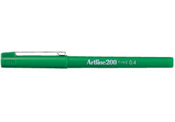 Fineliner Artline 200 rond fijn groen