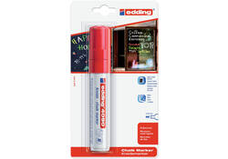 Krijtstift edding 4090 window schuin 4-15mm rood blister à 1 stuk