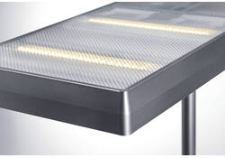 Vloerlamp Hansa led Maxlight aluminium