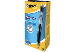 Gelschrijver Bic Gel-ocity medium zwart