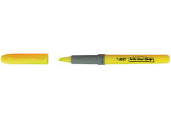 Markeerstift Bic brite liner grip geel