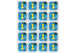 Consumptie breekmunten Combicraft 200st blauw