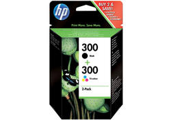 Inktcartridge HP CN637EE 300 zwart + kleur