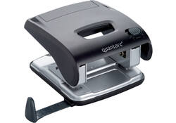 Perforator Quantore luxe 2-gaats 20vel zwart