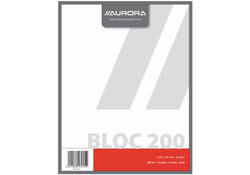 Kladblok Aurora 210x270mm blanco 200 vel 45gr
