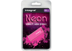 USB-stick 2.0 Integral 32GB neon roze