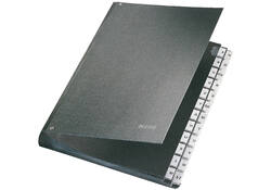 Bureaumap Leitz A4 A-Z hardboard gewolkt