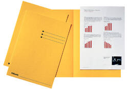 Vouwmap Esselte A4 manilla 180gr geel