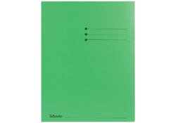 Vouwmap Esselte A4 met overslag manilla 180gr groen