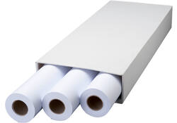 Inkjetpapier Quantore Plot 841mmx50m 75gr 3 rollen