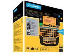 Labelprinter Dymo Rhino 4200 industrieel qwerty 19mm geel