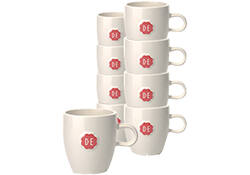 Kopje Douwe Egberts Lungo 150ml wit