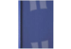 Thermische omslag GBC A4 3mm linnen donkerblauw 100stuks