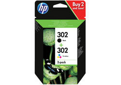 Inktcartridge HP X4D37AE 302 zwart+kleur