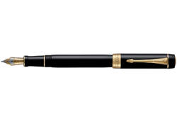 Vulpen Parker Duofold Classic black 18k GT medium