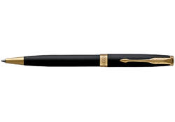 Balpen Parker Sonnet matte black lacquer GT medium