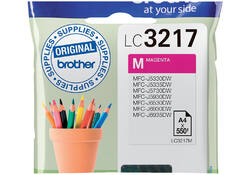Inktcartridge Brother LC-3217M rood