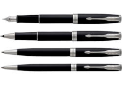 Balpen Parker Sonnet matte black lacquer CT medium