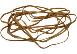 Elastiek Standard Rubber Bands 24 150x1.5mm 500gr 880 stuks bruin