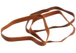 Elastiek Standard Rubber Bands 66 110x5mm 500gr 360 stuks bruin