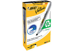 Viltstift Bic Velleda 1751 whiteboard schuin large assorti set à 4 stuks
