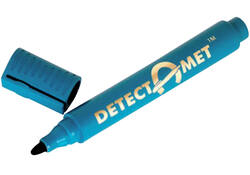 Viltstift detectie Detectamet rond blauw