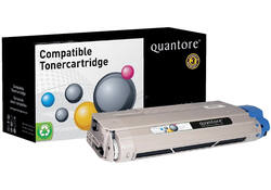 Toner Quantore alternatief tbv Oki 44318608 zwart