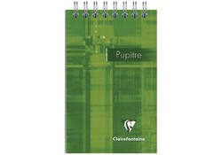 Notitieboek Clairefontaine Puptire 75x120mm spiraal lijn