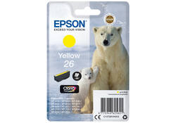 Inktcartridge Epson 26 T2614 geel