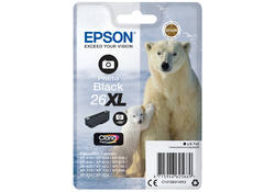 Inktcartridge Epson 26XL T2631 foto zwart