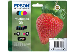 Inktcartridge Epson 29 T2986 zwart + 3 kleuren