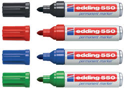 Viltstift edding 550 rond 3-4mm blauw
