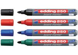 Viltstift edding 250 whiteboard rond 1.5-3mm zwart