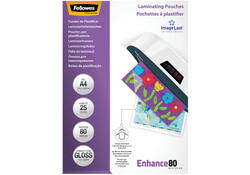 Lamineerhoes Fellowes A4 2x80micron glans 25stuks
