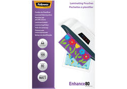 Lamineerhoes Fellowes A4 2x80micron mat 100stuks