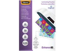 Lamineerhoes Fellowes A3 2x80micron glans 100stuks