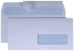 Envelop Quantore 114x229mm venster 4x11cm rechts zelfk 50st