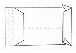 Envelop Quantore monsterzak 229x324x38mm zelfkl. wit 10stuks
