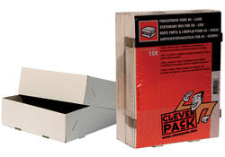 Paraatdoos CleverPack A5 218x155x55mm voor 500 vel wit pak à 10 stuks