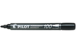 Viltstift PILOT 100 rond fijn zwart doos à 15+5 gratis