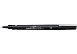 Fineliner Uni-ball Pin 0.6mm zwart